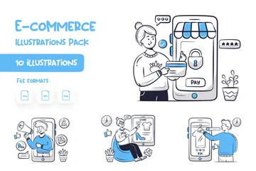 E-Commerce Illustration Pack