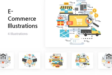 E-Commerce Illustration Pack