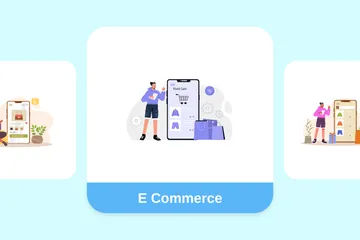 E Commerce Illustration Pack