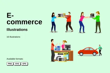 E-commerce Illustration Pack