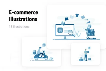 E-commerce Illustration Pack