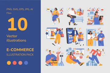 E-commerce Illustration Pack