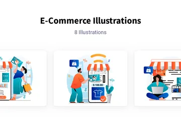 E-Commerce Illustration Pack