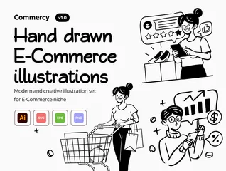 E-Commerce Illustration Pack