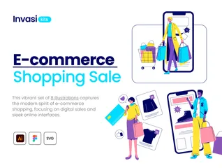 E-commerce Illustration Pack