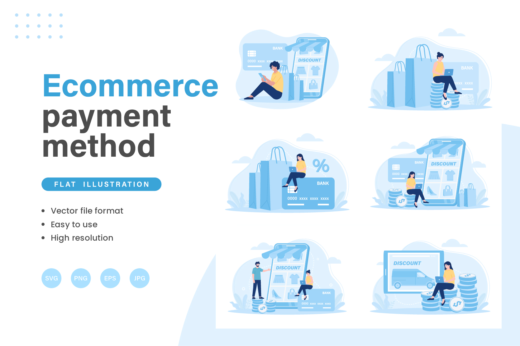 Premium E-commerce Payment Method Illustration pack from E-commerce ...