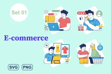 E-Commerce-Set 01 Illustrationspack