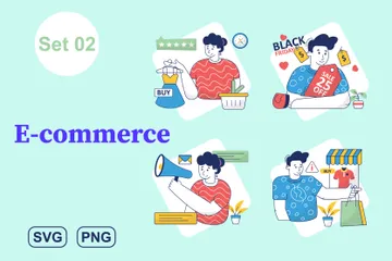 E-commerce Set 02 Illustration Pack