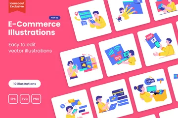 E-Commerce Vol.2 Illustration Pack