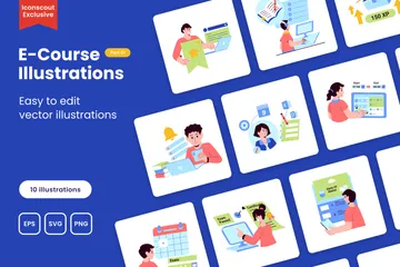 E-Course Vol.1 Illustration Pack