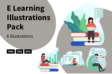 E Learning Illustration Pack