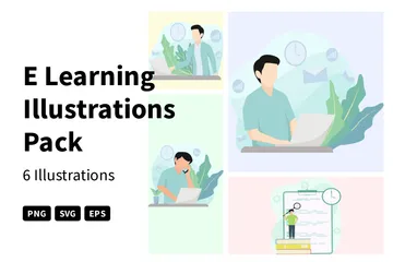 E Learning Illustration Pack