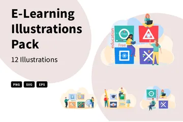 E-Learning Illustration Pack