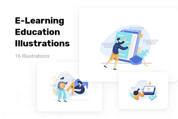 E-Learning Illustration Pack