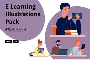 E Learning Illustration Pack