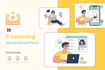 E-Learning Illustration Pack