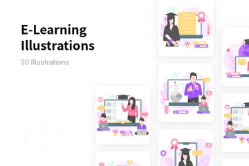 E-Learning Illustration Pack