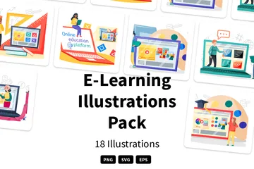 E-Learning Illustration Pack