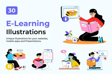 E-Learning Illustration Pack