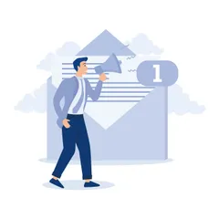 E-Mail Marketing Illustration Pack