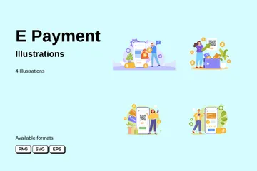 E Payment Illustration Pack