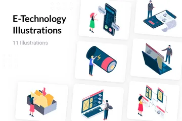 E-Technology Illustration Pack