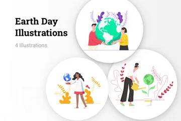 Earth Day Illustration Pack