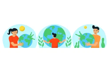 Earth Day Illustration Pack