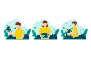 Earth Day Illustration Pack