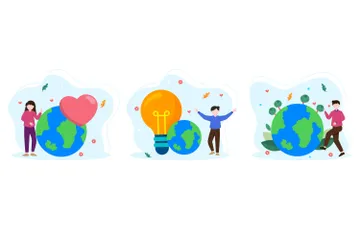 Earth Day Illustration Pack