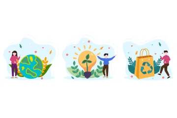 Earth Day Illustration Pack