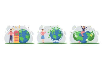 Earth Day Illustration Pack