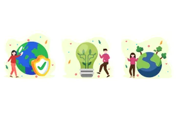 Earth Day Illustration Pack