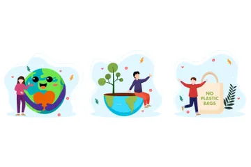 Earth Day Illustration Pack