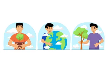 Earth Day Illustration Pack