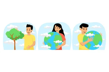 Earth Day Illustration Pack