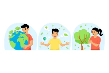 Earth Day Illustration Pack