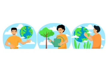 Earth Day Illustration Pack