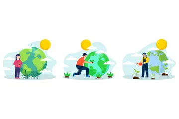 Earth Day Illustration Pack