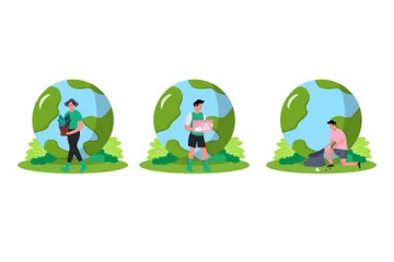 Earth Day Illustration Pack