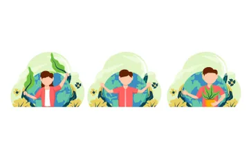 Earth Day Illustration Pack