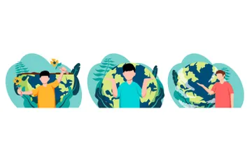 Earth Day Illustration Pack