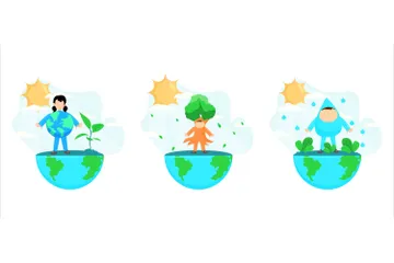 Earth Day Illustration Pack