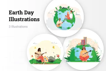 Earth Day Illustration Pack