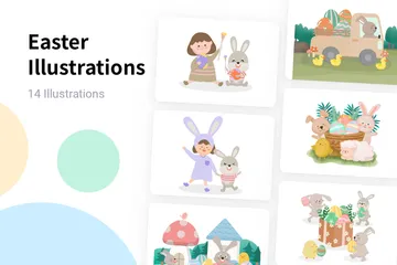 Easter Illustration Pack