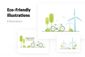 Eco-Friendly Illustration Pack