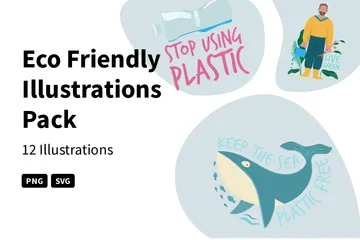 Eco Friendly Illustration Pack