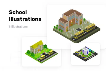 École Pack d'Illustrations