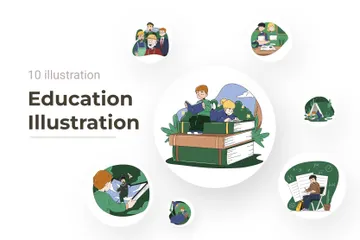 Éducation scolaire Pack d'Illustrations