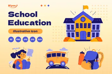 Éducation scolaire Pack d'Illustrations